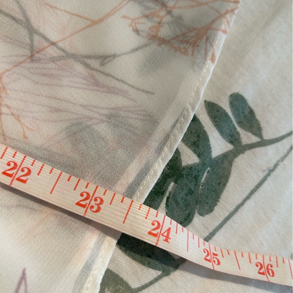 Cato Women's Overlay Top W/3/4" Flared Sleeve Size L - Picture 6 of 6